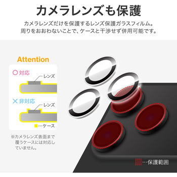 iPhone 17 Pro/17 Pro Max/iPhone 16 Pro/16 Pro Max/15 Pro/15 Pro Max/14 Pro/14 Pro Max レンズ保護ガラスフィルム 高透過 約95% - LEPLUS NEXT