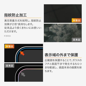 iPhone Air ガラスフィルム「GLASS PREMIUM FILM」 超透明 LEPLUS NEXT
