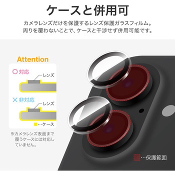iPhone 17/iPhone 16/iPhone 16 Plus レンズ保護ガラスフィルム「GLASS PREMIUM FILM」ゴリラガラス 高透過 約95% LEPLUS NEXT