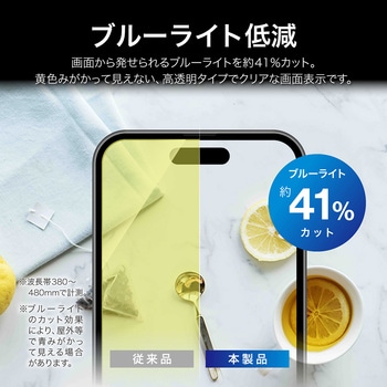 iPhone 17/iPhone 17 Pro/iPhone 16 Pro ガラスフィルム「GLASS PREMIUM FILM Lite」 高透過 約92% ブルーライトカット LEPLUS NEXT