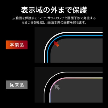 iPhone Air ガラスフィルム「GLASS PREMIUM FILM Lite」 覗き見防止180° LEPLUS NEXT