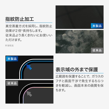 iPhone 17/iPhone 17 Pro/iPhone 16 Pro ガラスフィルム「GLASS PREMIUM FILM」セラミックコーティング ブルーライトカット LEPLUS NEXT