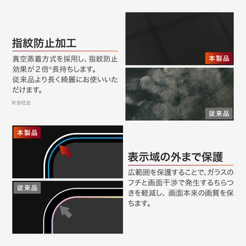 iPhone 17/iPhone 17 Pro/iPhone 16 Pro ガラスフィルム「GLASS PREMIUM FILM」 覗き見防止180° LEPLUS NEXT