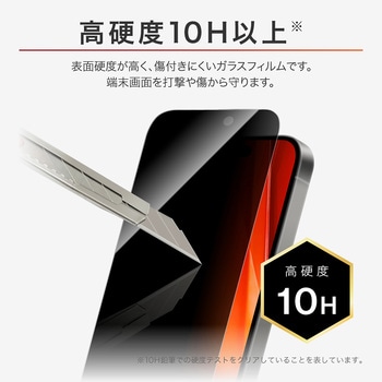 iPhone 17 Pro/iPhone 17/iPhone 16 Proガラスフィルム「GLASS PREMIUM FILM」 覗き見防止180° LEPLUS NEXT