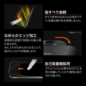 iPhone 17/iPhone 17 Pro/iPhone 16 Pro ガラスフィルム「GLASS PREMIUM FILM」ゴリラガラス 超透明 LEPLUS NEXT