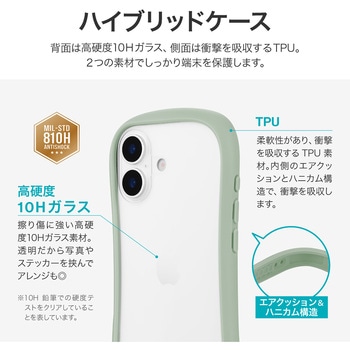 iPhone 17 耐傷・耐衝撃ハイブリッドケース 「ViAMO freely」 耐衝撃 TPU 持ちやすい 背面クリア ストラップホール付 挟み込みシート付 LEPLUS NEXT
