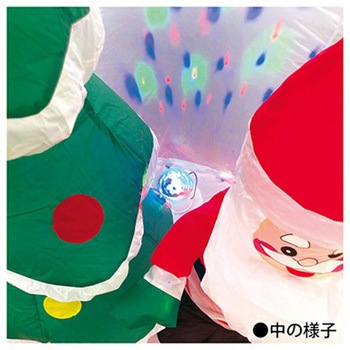 クリスマスデコレーション エアブロー スノーマンドーム TE5-4126 アルファ(販促)