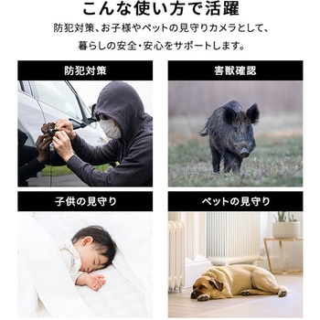 充電式センサーカメラ セット ホームテイスト