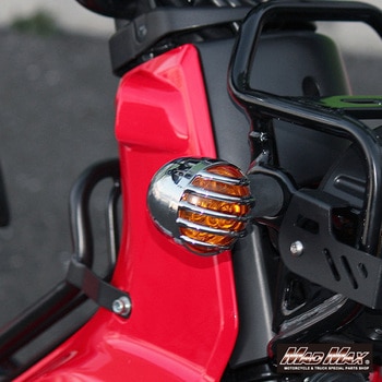 Mr Quick製 ホンダ CC50/CC110 クロスカブ用 ウィンカーガーニッシュ メッキ 4個セット MAD MAX(マッドマックス)