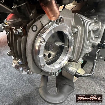 Mr Quick製 ホンダ CC110 クロスカブ用 クリア シリンダー ヘッドサイドカバー MAD MAX(マッドマックス)