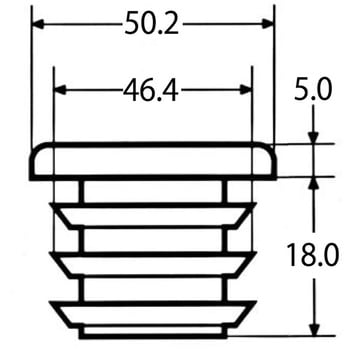 角パイプキャップ 浜国