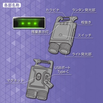 コンパクト2WAYライト 600ルーメン オーム電機