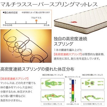 収納付きデザインベッド【デュレ-DURRE-(シングル)】(マルチラススーパースプリングマットレス付き)