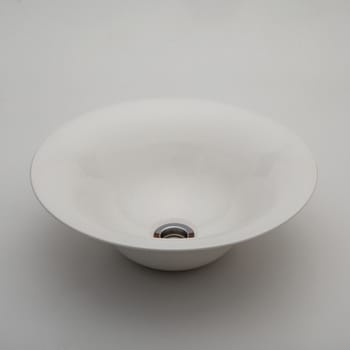 置き型手洗器Φ326(モノクローム・シリーズ/艶白) LSM4-TU - 浴室、浴槽 