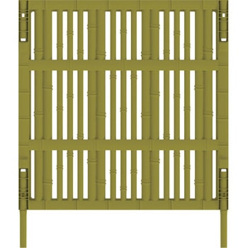 竹模様プラフェンス(脚付きセット) 三甲(サンコー)