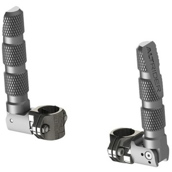 ユニバーサル Highway フットペグ 1.25 inch (31.75 mm) 直径バー - シルバー Altrider (アルトライダー)