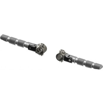 ユニバーサル Highway フットペグ 1 Inch (25.4 mm) 直径バー - ブラック Altrider (アルトライダー)