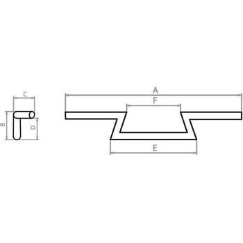 Zファットバー フラット スモール ストレート Fehling (フェーリング)