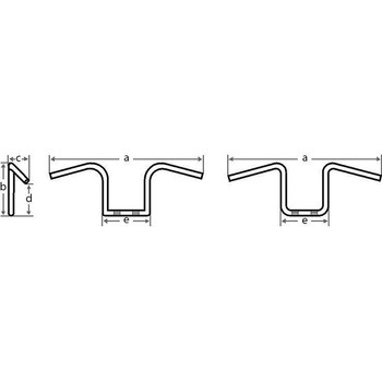 Z-ハンドルバー ロー ラウンド 7800-L-ZR-3 Fehling (フェーリング)