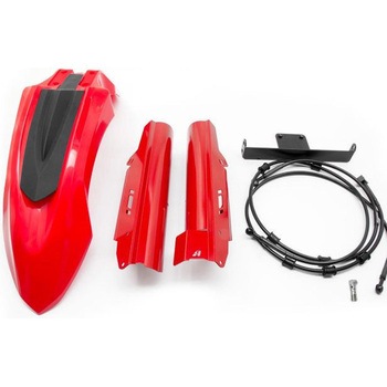 1177B タンクカバー FZR 1000 EXUP ブラック/レッド YAMAHA 1個
