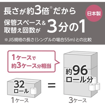 トイレットペーパー シングル 芯なし 個包装 FSC(R)認証製品 モノタロウ