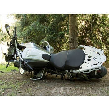 クラッシュバー BMW R 1200 GS 水冷 (2014-current) - Triple ブラック (グレー) - マウンティングブラケット付 Altrider (アルトライダー)