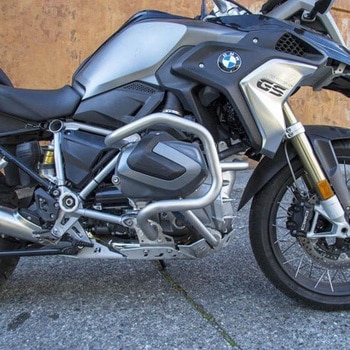 クラッシュバー & スキッドプレートシステム BMW R 1250 GS - ホワイト/ブラック Altrider (アルトライダー)