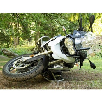 クラッシュバー BMW R 1200 GS 水冷 (2014-current) - Triple ブラック (グレー) - マウンティングブラケット無し - Altrider (アルトライダー)