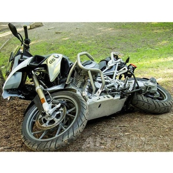 クラッシュバー & スキッドプレートシステム BMW R 1200 GS 水冷 (2014-current) - シルバー - Altrider (アルトライダー)