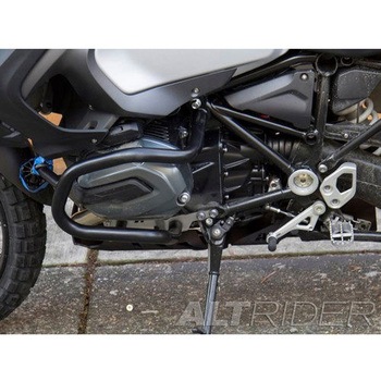クラッシュバー & スキッドプレートシステム BMW R 1200 GS 水冷 (2014-current) - シルバー/ブラック Altrider (アルトライダー)