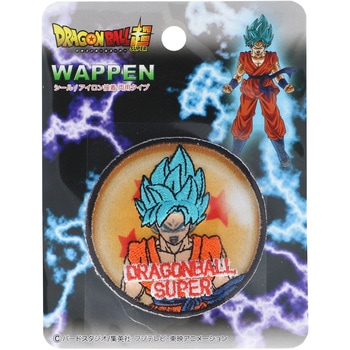 ドラゴンボールスーパー丸シールワッペン 稲垣服飾