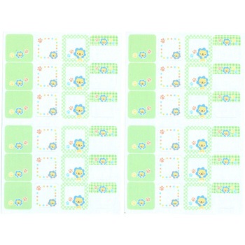 洗濯タグに貼るシール ゆにねーむ