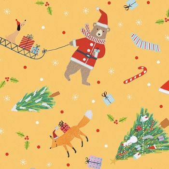 クリスマスベアラー包装紙 HEADS(ヘッズ)