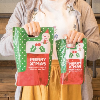 クリスマススノーマンPPスタンドバッグ HEADS(ヘッズ)