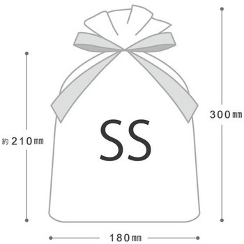 シンプルクリスマスレッド不織布バッグ HEADS(ヘッズ)