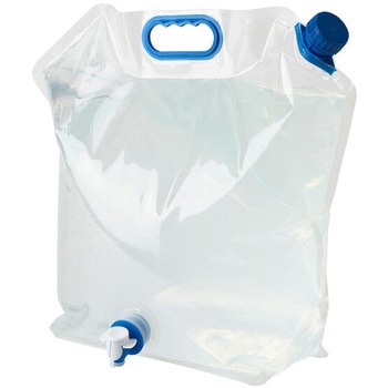 折り畳み水タンク 12L コック付き プラテック