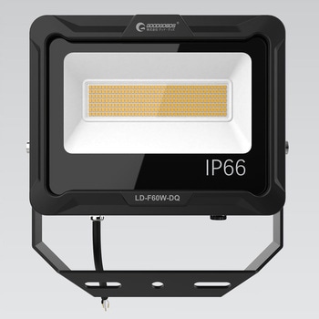 LED投光器 60W 10200LM 広角 ワイド照射 電球色 GOODGOODS(グッド・グッズ)