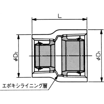 径違いソケット 管端防食管継手 日本継手(JFE継手)