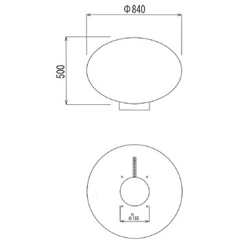 投光器用バルーン ノーブランド