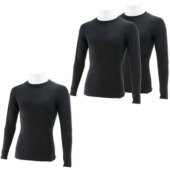 LL-BLK-3Pブラック ソフトインナー長袖 SK11 63277525