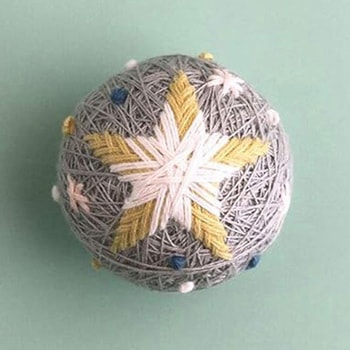 草木染めの糸でつくるちいさなテマリキット Piece