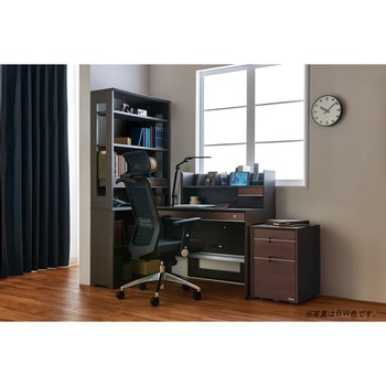 WISE デスクシェルフ 幅89cm 小引出1杯 コイズミファニテック