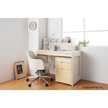 WISE デスクシェルフ 幅89cm 小引出1杯 コイズミファニテック