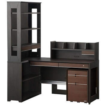 WISE デスクシェルフ 幅89cm 小引出1杯 コイズミファニテック