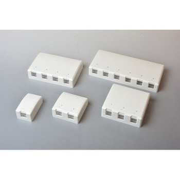 NSBOX6 ローゼットBOX 6ポート/BOXのみ/OW 1個 日本製線 【通販