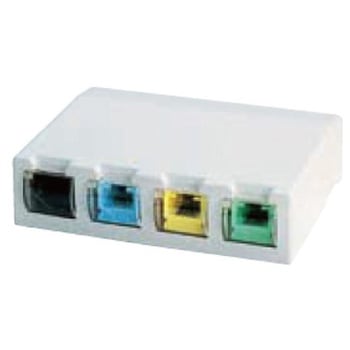 4ポートモジュール(黒)セット価格 Cat6 Sanko IB