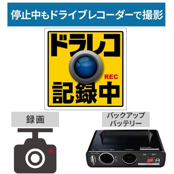 ドライブレコーダー駐車監視用無停電バッテリー シガーソケットタイプ Fluke Forest(フルークフォレスト)