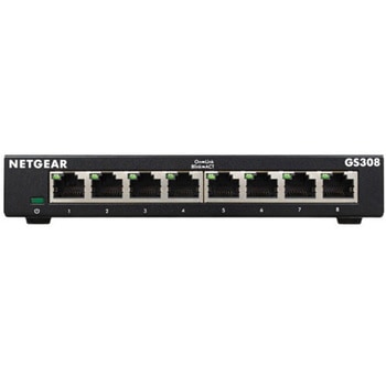 NETGEAR GS308-300JPS ギガビット8ポート アンマネージスイッチ NETGEAR