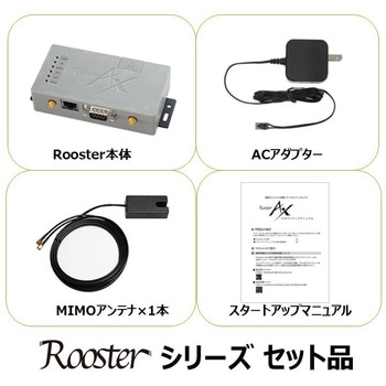 AX220本体・MIMO 1018-458A 2.5Mアンテナ・ACアダプターセット サン電子(PC)