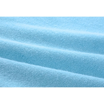 綿100%やわらかタオル地のびのびシーツ同色2枚組 ファミリー・ライフ